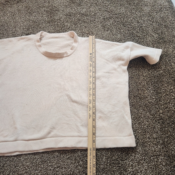 Lululemon Bhakti Reality Short Sleeve Butter Pink / Heathered Angel Wing Size 12 - Picture 5 of 5